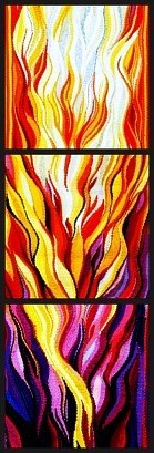 Messgewand Feuersaeule