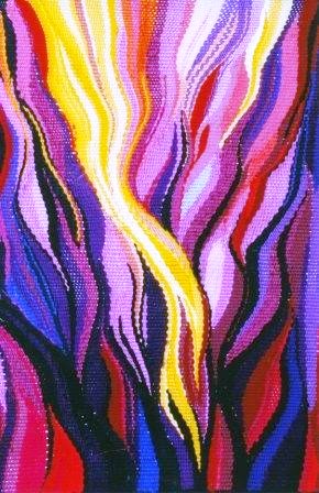 Messgewand Feuersaeule (Detail)