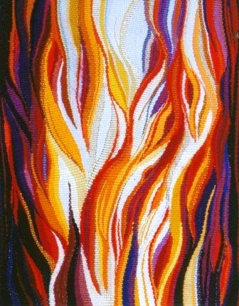 Messgewand Feuersaeule (Detail)