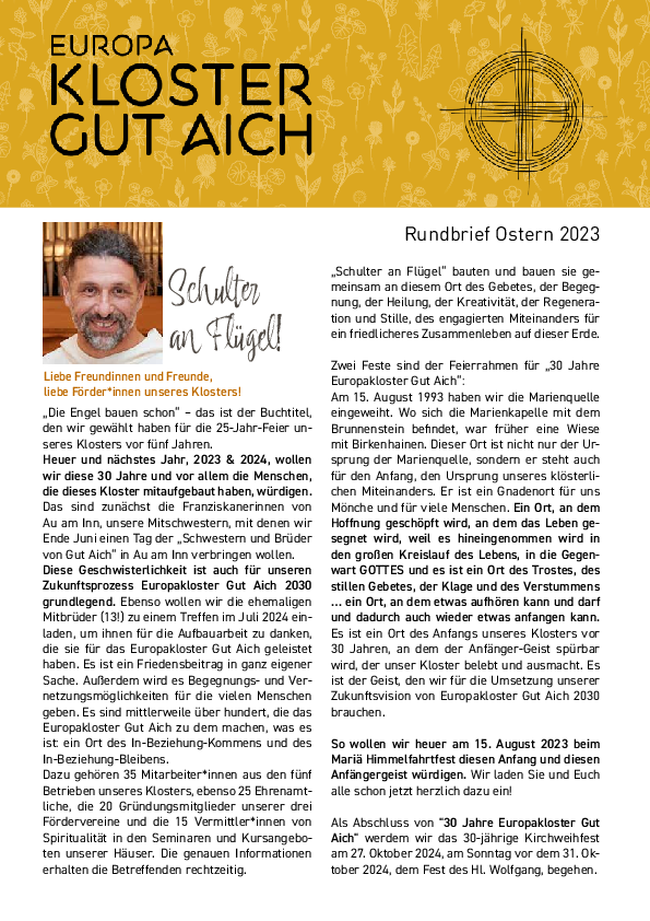 Rundbrief Ostern 2023